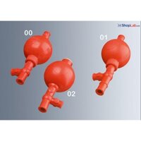 Quả bóp cao su 3 van TQ
