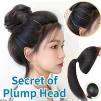 Quả bưởi tóc giả độn phồng chân tóc khi cột cao rất tự  nhiên