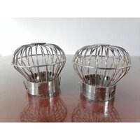 Quả cầu chắn rác sân thượng - Quả cầu lưới - Rọ chắn rác- cầu chặn rác thoát nước mưa -Inox 304 dùng cho ống Ø75