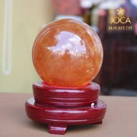 Quả Cầu Đá Canxit Vàng Tự Nhiên 1,3kg