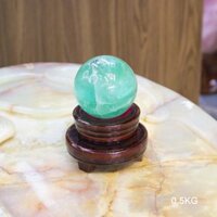 Quả Cầu Đá Fluorit Xanh 0.5 KG