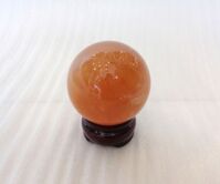 Quả cầu đá thạch anh vàng FHM155-693
