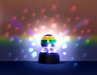 Quả cầu disco - quả cầu disco gương cho trẻ em, đèn nhiều màu sắc cho trẻ em, đèn LED xoay mini 3x