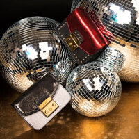 Quả cầu gương bạc 30cm tạo hiệu ứng lấp lánh