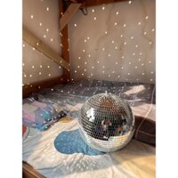 ✨🪩Quả cầu gương bạc, quả cầu disco balls 10cm, 15cm, 20cm, 25cm 30cm, 40cm(hàng sẵn, có hỏa tốc)✨🪩