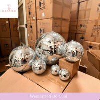 QUẢ CẦU GƯƠNG DISCO BALL 40cm,30cm,25cm,20cm,15cm Trang Trí Tiệc,Sự Kiện,Decor Quán Bar, Studio
