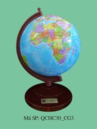 Quả cầu Hành chính Phi 30 đế gỗ