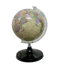 Quả cầu hành chính, Quả địa cầu đế nhựa, gộng nhựa - trung phi 23 (màu vàng)