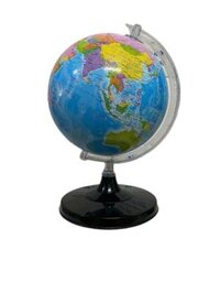 Quả cầu hành chính, Quả địa cầu đế nhựa, gộng nhựa - trung phi 22cm
