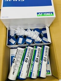 Quả cầu lông nhựa yonex mavic10 hộp 6 quả chính hãng trắng