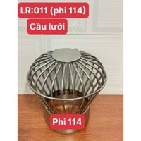 quả cầu lưới chắn rác, phễu thoát nước sân thượng, hố ga inox 304 size 60mm, 90mm, 114mm