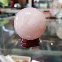 Quả Cầu Màu Hồng Để Bàn Làm Việc Size 4Cm