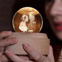 Quả cầu pha lê khắc 2D, 3D theo yêu cầu