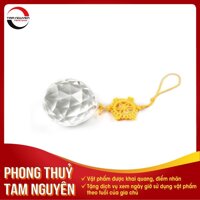 Quả Cầu Pha Lê Phong Thủy Trấn Trạch (4cm) – Hóa Giải Nhà Có Cửa Chính Thông Cửa Hậu - PT Sư Tam Nguyên