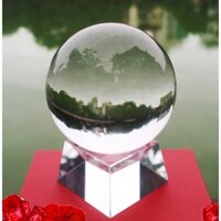 Quả Cầu Pha Lê, Phong thuỷ trong suốt 10cm😀Sale giá gốc