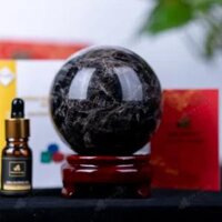 Quả Cầu Phong Thủy Đá Thạch Anh Đen - 1,14kg - M2602114