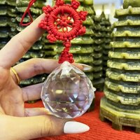 Quả cầu Thuỷ Tinh Vát Cạnh Trong Suốt 5cm