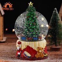 Quả Cầu Tuyết Thủy Tinh Sáng Tạo Bông Tuyết Quả Cầu Tuyết Bé Gái Tiệc Ngày Lễ