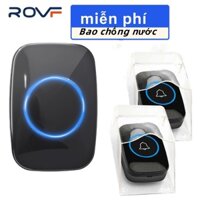 [Quà ] Chuông cửa không dây chống nước + nắp chống thấm ROVF 300m