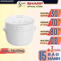 [Quà] Cột tóc dễ thương kiểu dáng Hàn Quốc nhiều mẫu cho Nồi cơm điện Sharp 1.1L 790W Chính hãng KS-COM110DV-WH