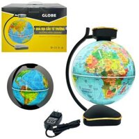 Quả địa cầu từ trường lơ lửng có đèn phát sáng (dùng điện) - phi 20, lơ lửng