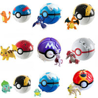 Quà đồ chơi Giáng sinh / PokeMon / Pikachu / Flip PokeBall / PokeMon / Mewtwo / Charizard / Jeni Rùa