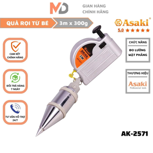 Quả dọi từ bé Asaki AK-2571