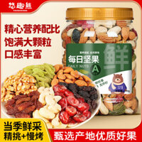 Quả hạch hàng ngày 500g, hộp lớn hỗn hợp cho trẻ em và phụ nữ mang thai, trái cây khô dinh dưỡng, bữa sáng lành mạnh, đồ ăn nhẹ ngon