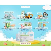 [QUÀ HẤP DẪN] Combo thùng 4 bịch Tã/Bỉm ELPRAIRIE HÀN QUỐC Dán/Quần Đủ Size S34/M30/L34/XL30/XXL26