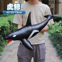 Quá Khổ Mô Phỏng Sát Thủ Cá Voi Cao Su Mềm Sinh Vật Dưới Nước Động Vật Mô Hình Đồ Chơi Lớn Cá Mập Trắng Cá Mập Trẻ Em Quà Tặng