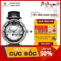 QÚA KINH KHỦNG Đồng Hồ Cơ Nam Thương Hiệu PAGINI PA12266 Dây Da Thật - Hàng FulBox - Thiết Kế Độc Đáo - Bảo Hành 12 Thán