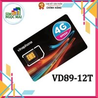 QUÁ LÀ RẺ SIM 4G VINAPHONE TRỌN GÓI 1 NĂM KHÔNG NẠP TIỀN U1500 , 12VD149 , 12VD89 , D500T - 500GB/THÁNG - SIM NGỌC MAI $