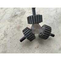 QUẢ LÔ LẮP MÁY ÉP CÁM VIÊN 3 RU LÔ TRỤC LIỀN