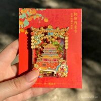 Quà lưu niệm du lịch thành phố Quảng Tây Liễu Châu Văn hóa và Sáng tạo Thần Tài giàu có Ma Ma trượt Hộp lạnh Văn hóa và Sáng tạo