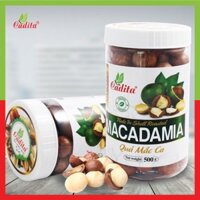 Quả mắc ca Macadamia Cadita dạng hũ nhựa 500gr