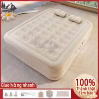 ⭐Quà Máy Bơm Điện+Gối⭐Nệm Hơi Đệm Hơi Tự Bơm Nệm Hơi Gấp Gọn Giường Bơm Hơi 1/2/3 Người