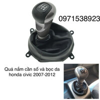 Quả nắm cần số và bọc da honda civic 2007-2012 xịn