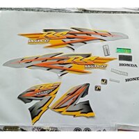 (quá rẻ) trọn bộ tem xe wave RS 100  màu vàng