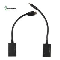 Qua RJ45 CAT5e CAT6 UTP LAN Ethernet Extender Repeater 1080P 3D đến 100ft