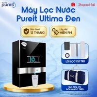 [QUÀ TẶNG 04-06.04 | NGƯỜI BÁN - LẮP ĐẶT 0Đ HN HCM | COMBO] Máy Lọc Nước Pureit Ultima Đen + Lõi lọc thô + Bộ lọc