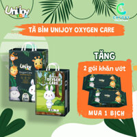 [Quà tặng] 1 Bịch Tã bỉm Unijoy Baby Oxygen Care Quần/Dán mềm mỏng đủ Size NB - 4XL cho bé