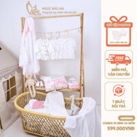 [QUÀ TẶNG 23K] Combo đi sinh 24 món đồ sơ sinh trọn gói NGỌC BẢO AN KIDS cho mẹ và bé đầy đủ, tiết kiệm