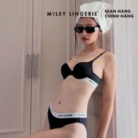 QUÀ TẶNG 35K Bộ Đồ Lót Viền Lưng Logo Miley Vải Sợi Thiên Nhiên BamBoo Miley Lingerie BRB001FBS01 - Áo 36B - XL