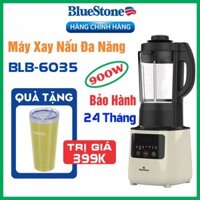 [Quà Tặng 399K] Máy Làm Sữa Hạt Đa Năng, Xay Nấu Tự Vệ Sinh Bluestone BLB-6035 Máy Làm Sữa Đậu Nành Xay Sinh Tố Xay Đá