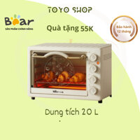 [Quà tặng 55k] Lò nướng Bear DKX- C20M3, 20 lít, nướng thịt, nướng bánh mì, sấy khô thực phẩm, nướng đa dạng
