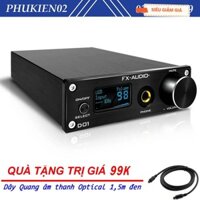 (Quà tặng 99k) Giải Mã FX-Audio DAC D01 - Bản Nâng Cấp DAC X7- Giải Mã 32 Bit/768Khz/ DSD512