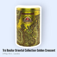 [Quà tặng, ăn vặt, sẵn] Trà Nhập Khẩu Basilur Oriental Collection Golden Crescent Hộp thiếc 100g