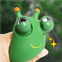 Quà Tặng: Ấu Trùng Xanh Tinh Nghịch Siu Bự Nhựa Dẻo Bóp Xả Stress