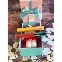 Quà tặng bạn gái, combo quà son môi gấu bông