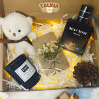 Quà tặng bạn trai sinh nhật, 6/4 tặng kèm thiệp - gấu bông, nước hoa, nến thơm